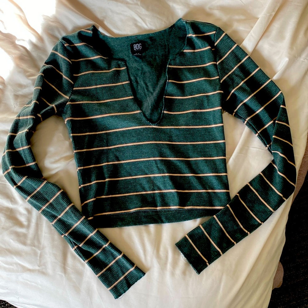 Striped Long Sleeve Top